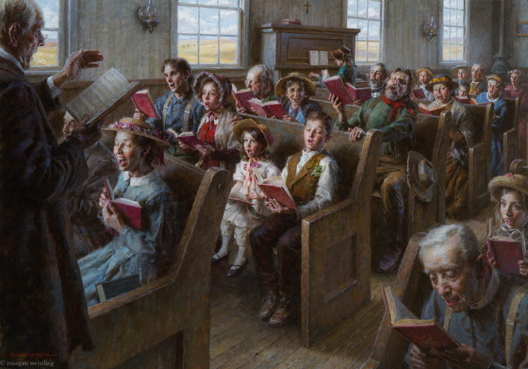 The Prairie Church by Weistling Maria Lang